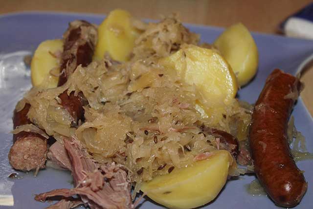chou pomme en cuisine La choucroute