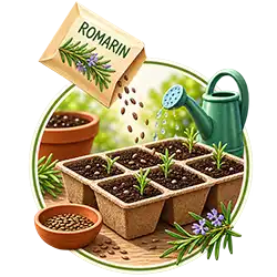 Comment semer du romarin