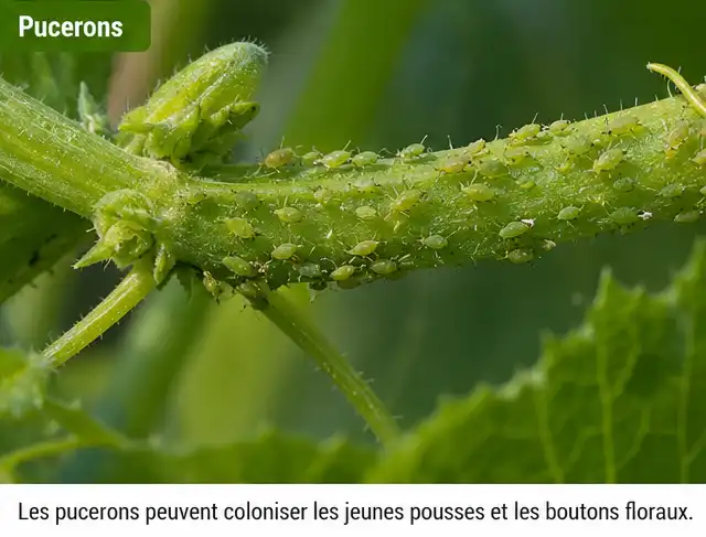 pucerons courges