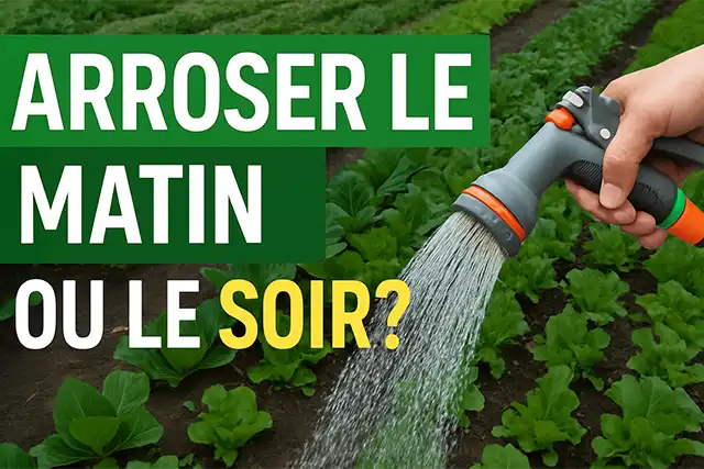 Arroser le matin ou le soir