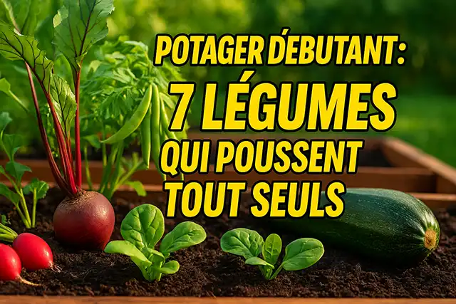 Potager débutant 7 légumes qui poussent presque tout seuls — testés approuvés