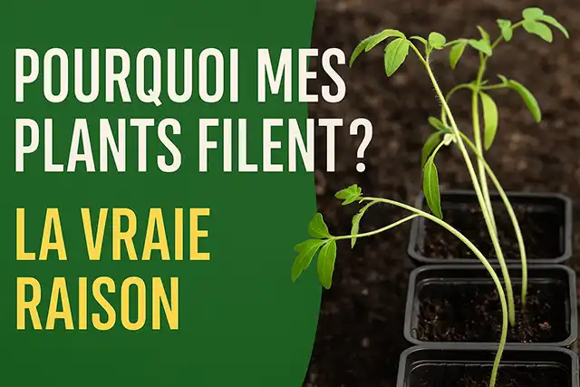 Pourquoi mes plants filent et deviennent tout fins