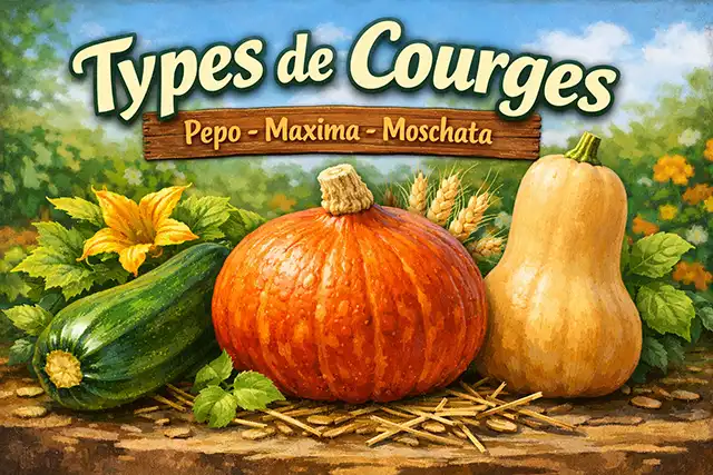types de courges