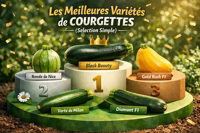 Les meilleures variétés de courgettes