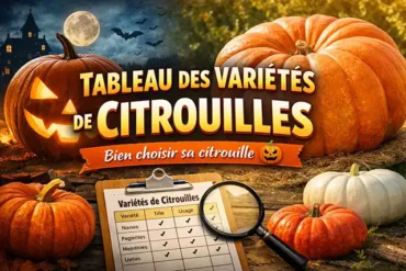 Tableau des variétés de citrouilles le guide simple pour bien choisir