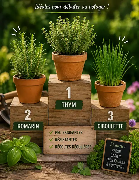 Quelles sont les plantes aromatiques les plus faciles à cultiver